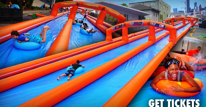 1,000 Ft Urban Slip N Slide - The Urban Slide